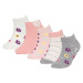 DEFACTO Girl's 5-Piece Cotton Floral Patterned Long Socks