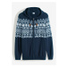 Nórsky pletený sveter s komfortným strihom