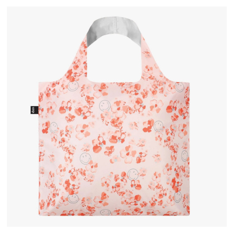Skladacia nákupná taška LOQI SMILEY Blossom