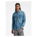 G-Star Raw džínsová košeľa D23006-D303-D890 Modrá Regular Fit