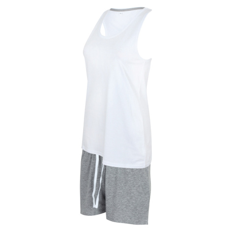 Towel City Dámske krátke pyžamo TC052 White