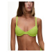 Pull&Bear Bikinový top  limetová