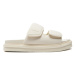 Calvin Klein Jeans Šľapky Double Bar Sandal Mtl YM0YM01020 Écru