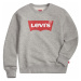 Levi's Kids Mikina  sivá melírovaná / červená / biela