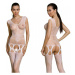 Passion ECO BS014 white - Bodystocking Farba: Biela