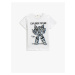 Koton Robot Printed Short Sleeved T-Shirt. Crewneck Cotton.