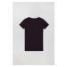 Detské pyžamové tričko OVS 2-pak čierna farba, jednofarebná