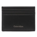 Calvin Klein Puzdro na kreditné karty Duo Stitch Cardholder 6Cc K50K510304 Čierna