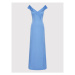 Rinascimento Večerné šaty CFC0018405002 Modrá Regular Fit