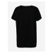 Čierne tričko s potlačou Hailys Lia