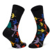 Happy Socks Ponožky Vysoké Unisex BIW01-9300 Čierna