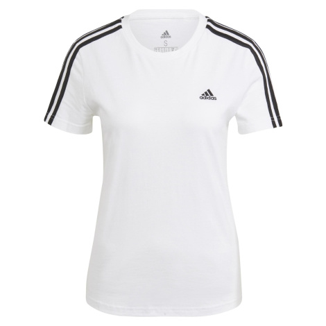 Dámske tričko na fitnes biele Adidas