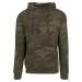 High Neck Camo Olive Camouflage Hood