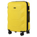 ŽLTÁ SADA CESTOVNÝCH KUFROV PEACOCK 148, LUGGAGE 3 SETS (L,M,S) WINGS, YELLOW