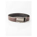Leather belt for men brown