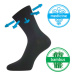 Lonka Drbambik Unisex ponožky s voľným lemom - 3 páry BM000003618800101175 čierna