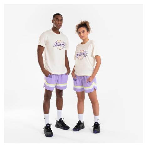 Basketbalové tričko TS 900 NBA Lakers muži/ženy biele TARMAK