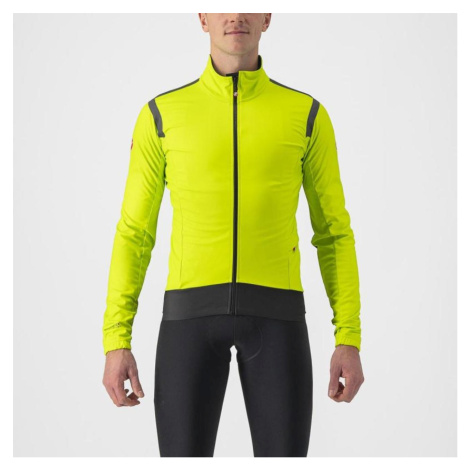 CASTELLI Cyklistická zateplená bunda - ALPHA ROS 2 LIGHT - svetlo zelená