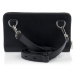 TAŠKA GANT UNISEX. LEATHER WALLET BAG BLACK