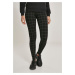 Women's high-waisted leggings black/white