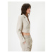 Koton Crop Blazer Jacket Long Sleeve