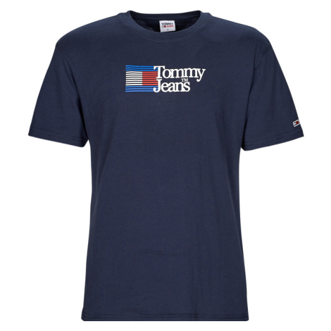 Tommy Jeans  TJM CLSC RWB CHEST LOGO TEE  Tričká s krátkym rukávom Námornícka modrá Tommy Hilfiger