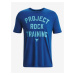 Modré pánske športové tričko Under Armour UA PJT Rock Training