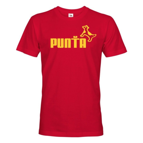 ★ Pánske tričko s obľúbeným motívom Punťa- vtipná paródia na značku Puma