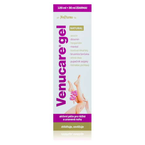 MedPharma Venucare gel natural gél na unavené nohy