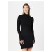 Calvin Klein Pletené šaty 'ICONIC'  čierna