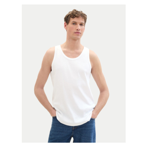 Tom Tailor Denim Tank top 1042035 Biela Regular Fit