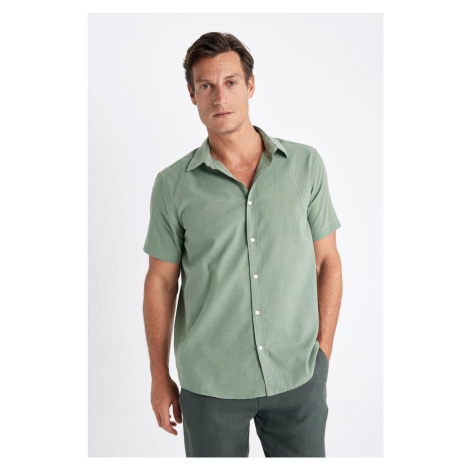 DEFACTO Regular Fit Polo Collar Cotton Short Sleeve Shirt