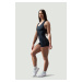 NEBBIA - Športový overal krátky GYM RAT 287 (black) - NEBBIA