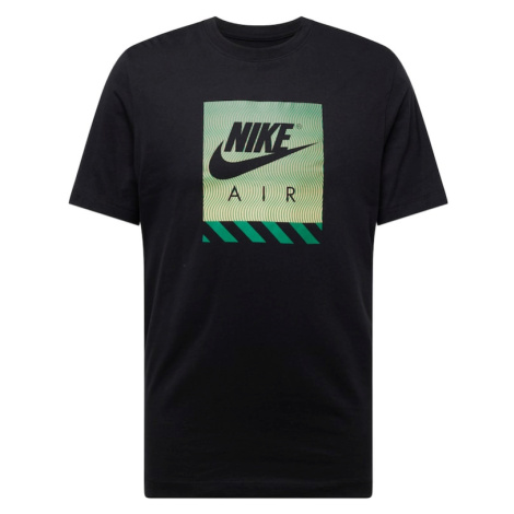 Nike Sportswear Tričko 'CONNECT'  mätová / čierna