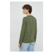 Bavlnený sveter Marc O'Polo pánsky, zelená farba, tenký