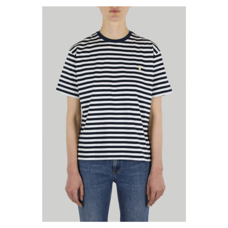 Tričko Trussardi T-Shirt Striped Jersey 30/1 Modrá