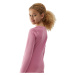 Dievčenské tričko s dlhým rukávom 4F JUNIOR LONGSLEEVE-JAW23TLONF141-54S-PINK