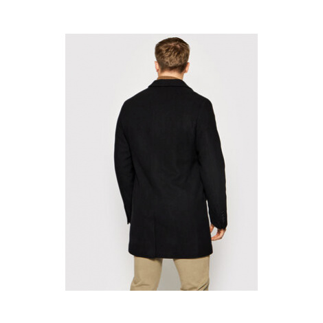 Pierre Cardin Vlnený kabát 71780 4730 Čierna Regular Fit
