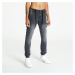 Kalhoty Urban Classics Denim Cargo Jogging Pants Real Black Washed