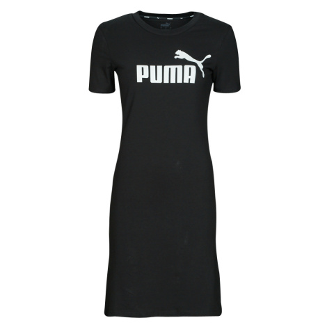Puma  ESS SLIM TEE DRESS  Krátke šaty Čierna