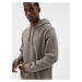 Koton Raised Cotton Basic Hooded Sweatshirt