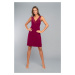 Samaria shirt with wide straps - burgundy