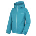 Children's hardshell jacket HUSKY Nelory K faded turquoise