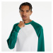 Tričko Urban Classics Organic Oversized Raglan Longsleeve White/ Green