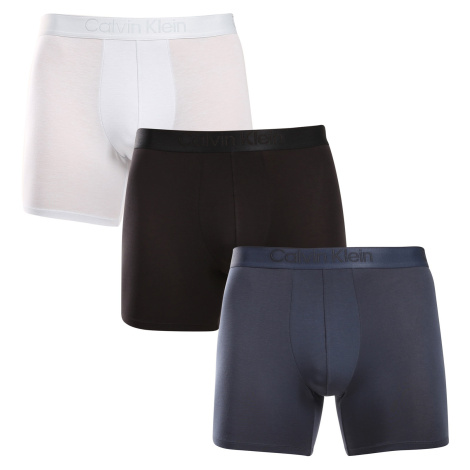 3PACK pánske boxerky Calvin Klein viacfarebné (NB3652A-QTA)