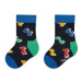 Happy Socks Súprava 2 párov vysokých detských ponožiek KDDB02-7300 Zelená