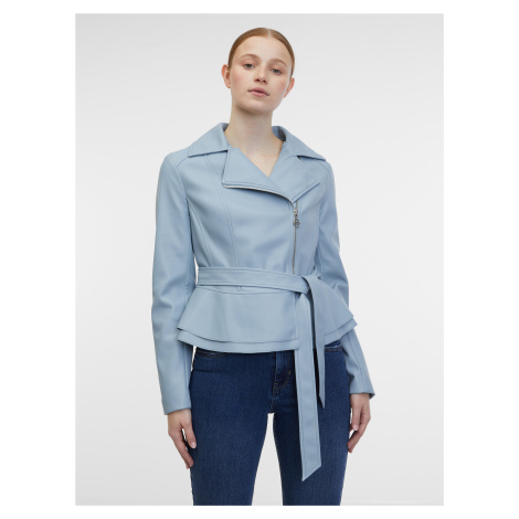 Orsay Light blue women's faux leather jacket - Women's