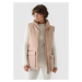 Dámska vesta 4F VEST JACKET-WAW24TVJAF135-83S-BEIGE