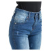 Dámske moto jeansy W-TEC Panimali Farba modrá
