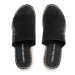 Calvin Klein Jeans Espadrilky Sporty Wedge Sandal Monogram YW0YW00566 Čierna